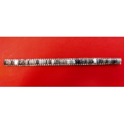 Taśma termo wykończona kryształkami kaka